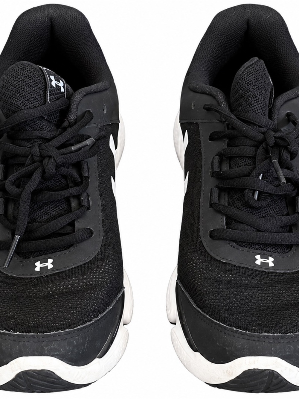 Under Armour Women’s 9 Micro G Assert 7 Black White Running Sneakers